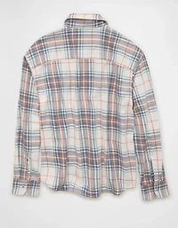 AE Boxy Lightweight Flannel Shirt