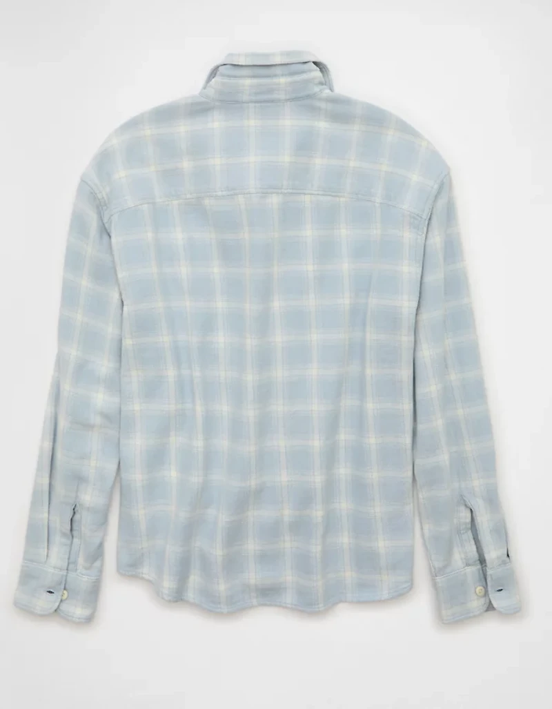 Chemise carrée en flanelle légère AE