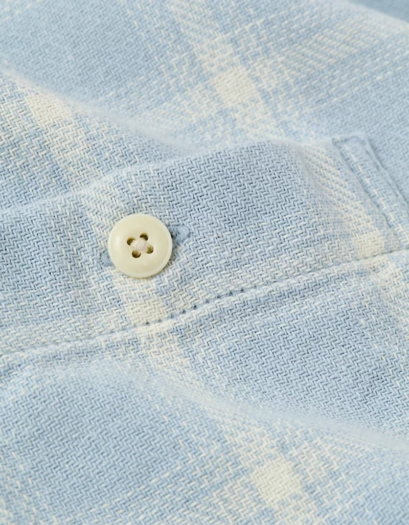 Chemise carrée en flanelle légère AE