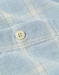 Chemise carrée en flanelle légère AE