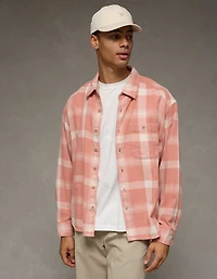 AE Boxy Lightweight Flannel Shirt