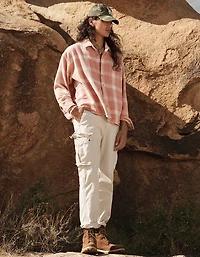 AE Boxy Lightweight Flannel Shirt