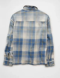 AE Boxy Flannel Shirt