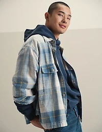 AE Boxy Flannel Shirt