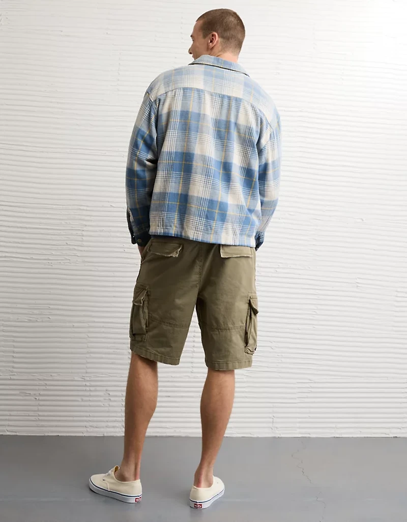AE Boxy Flannel Shirt
