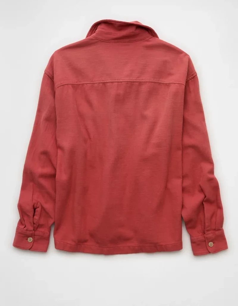 AE Boxy Flannel Shirt