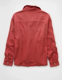 AE Boxy Flannel Shirt