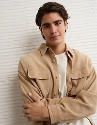 AE Boxy Lightweight Flannel Shirt