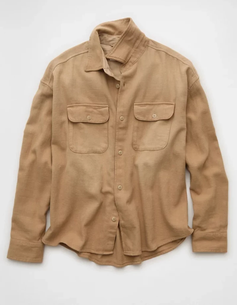 AE Boxy Lightweight Flannel Shirt