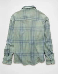 AE Boxy Lightweight Flannel Shirt