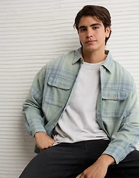 AE Boxy Lightweight Flannel Shirt