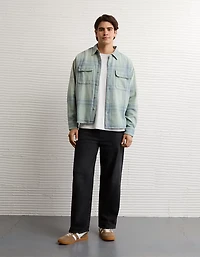 AE Boxy Lightweight Flannel Shirt