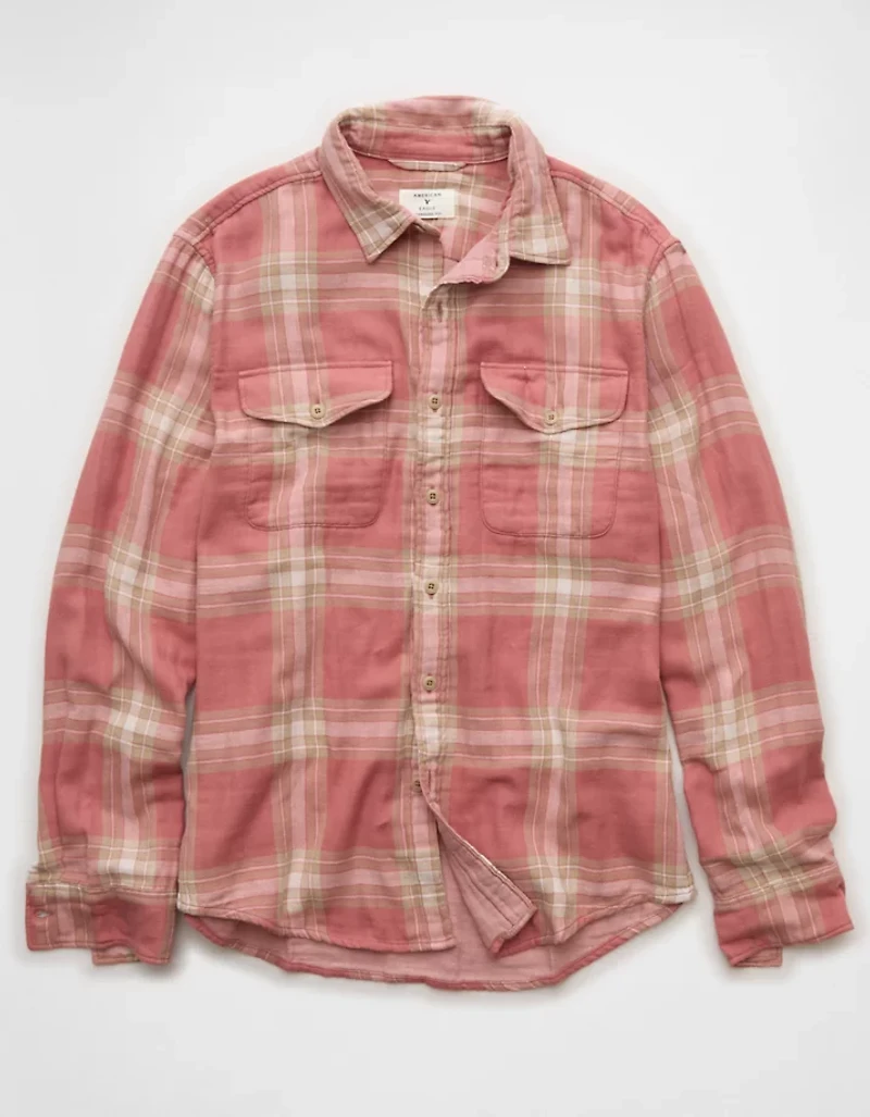 AE Standard Fit Flannel Shirt