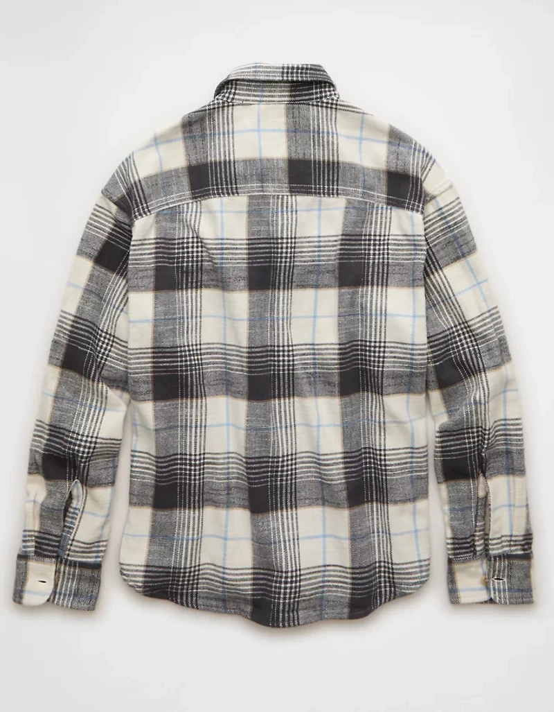 AE Boxy Flannel Shirt