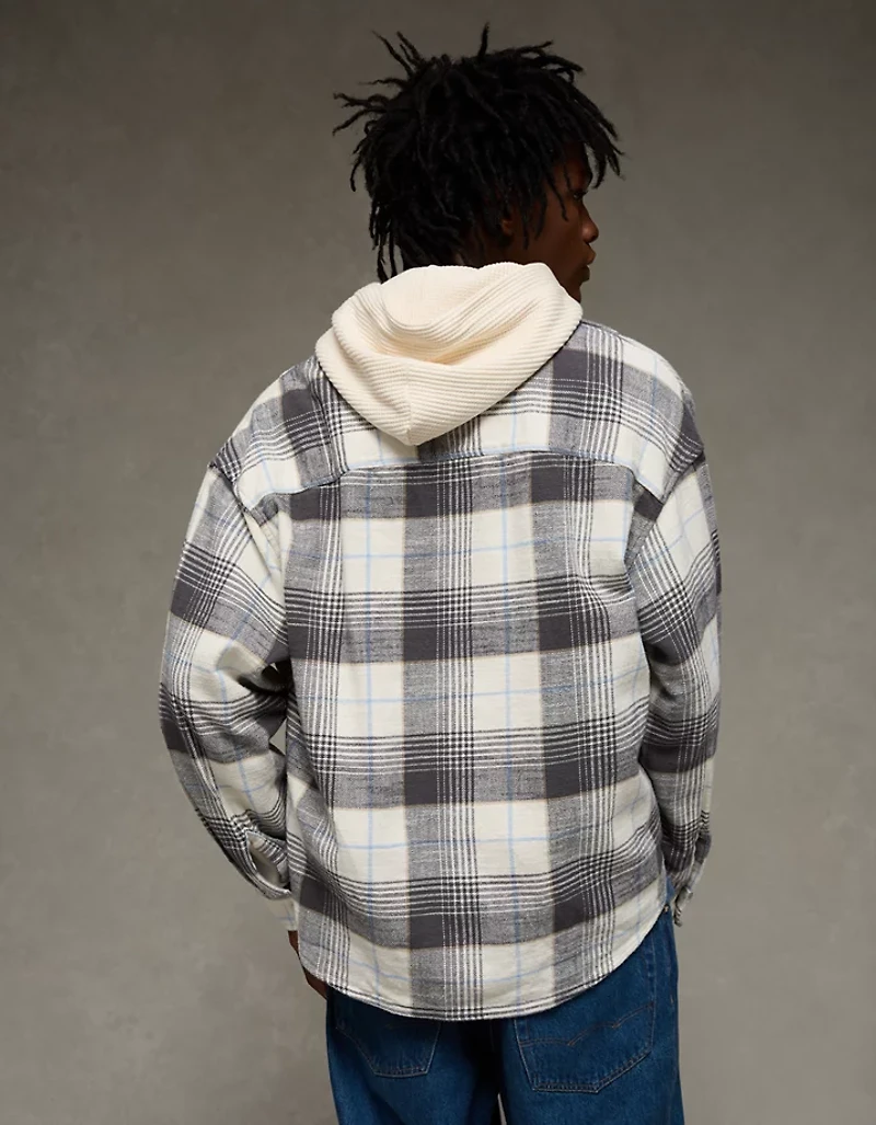 AE Boxy Flannel Shirt
