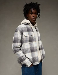 AE Boxy Flannel Shirt