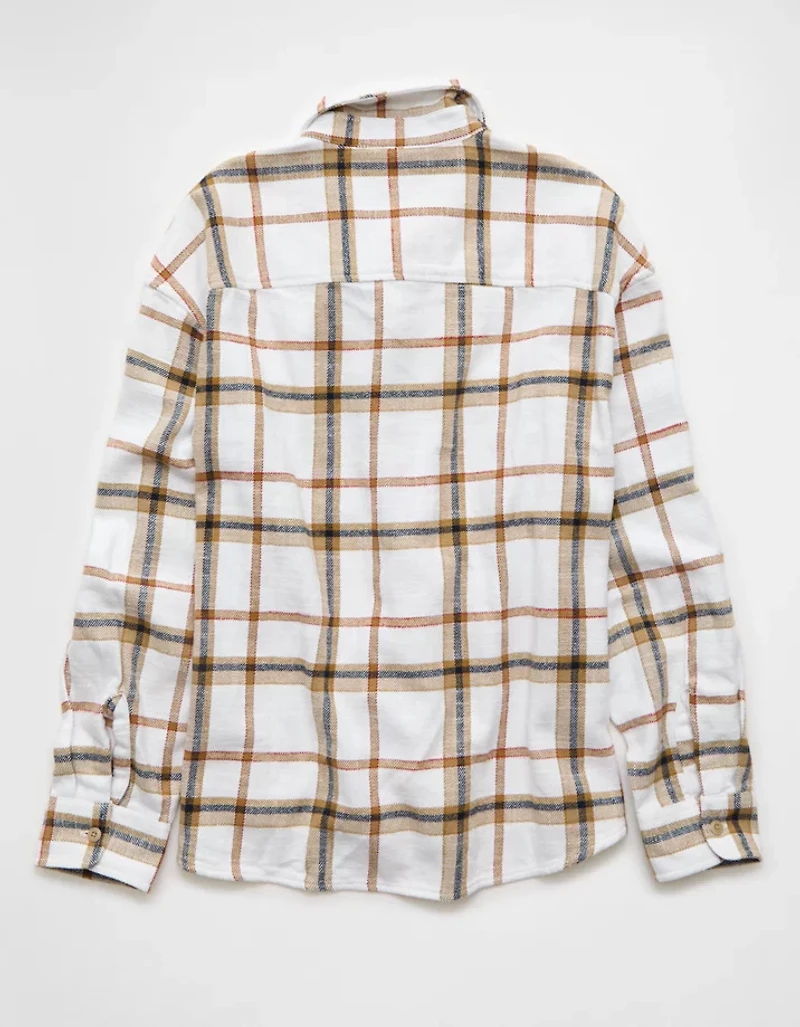AE Boxy Flannel Shirt