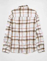AE Boxy Flannel Shirt