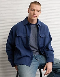 AE Boxy Flannel Shirt