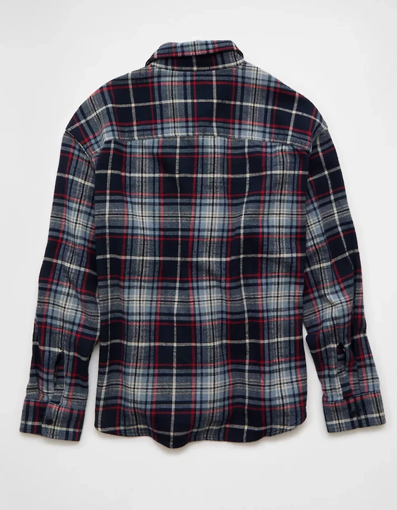 AE Boxy Flannel Shirt