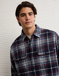 AE Boxy Flannel Shirt