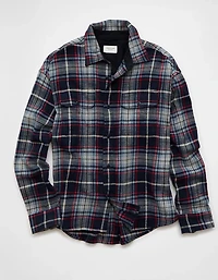 AE Boxy Flannel Shirt