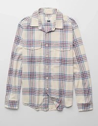 AE Relaxed Fit Everyday Flannel Shirt