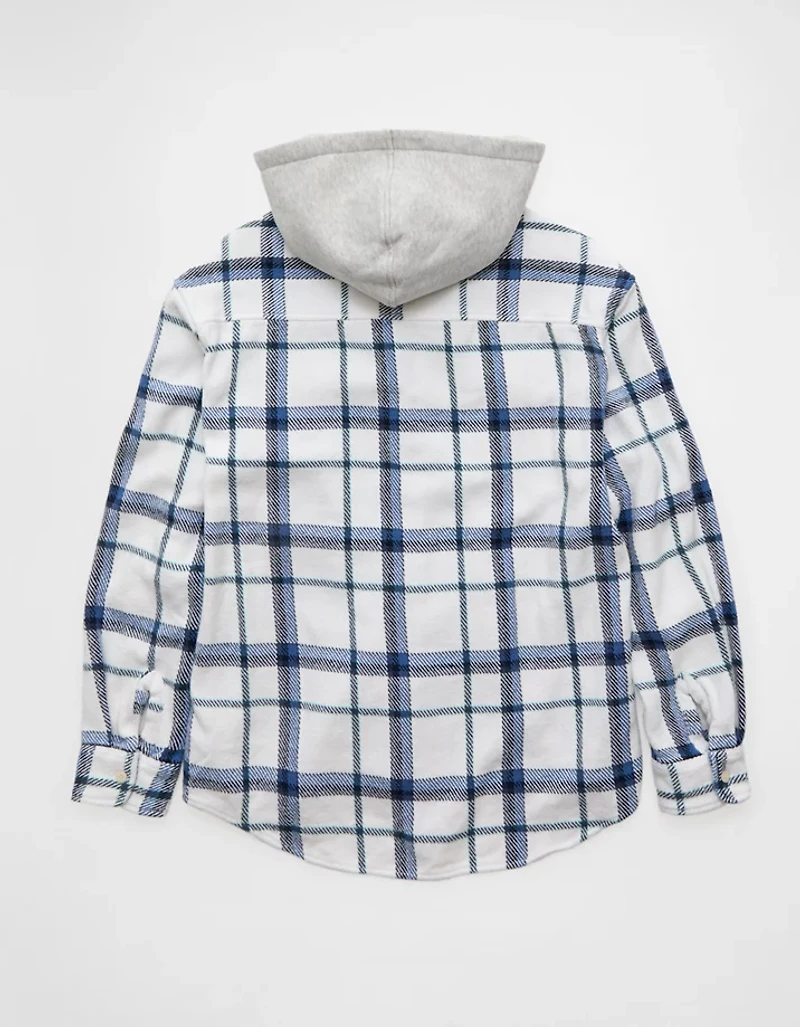 AE Hooded Flannel Shirt