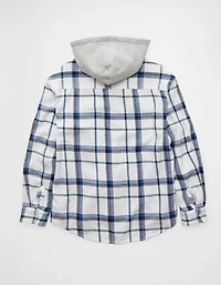 AE Hooded Flannel Shirt