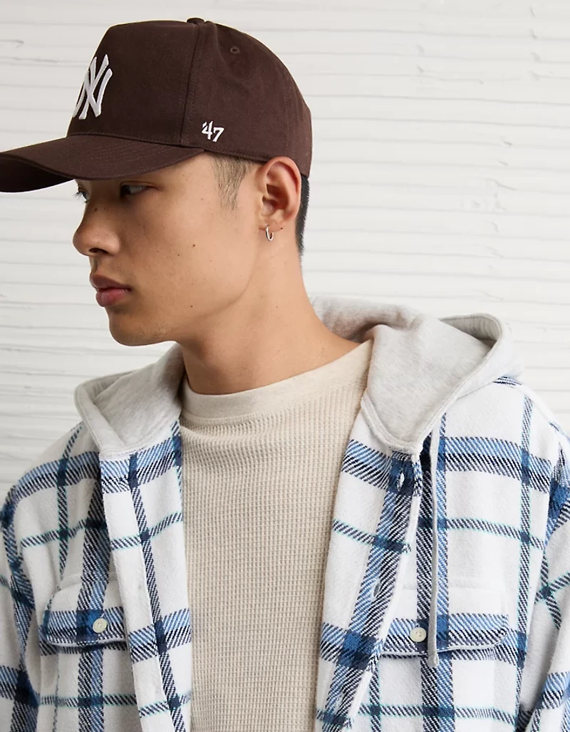 AE Hooded Flannel Shirt
