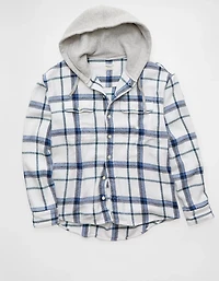 AE Hooded Flannel Shirt
