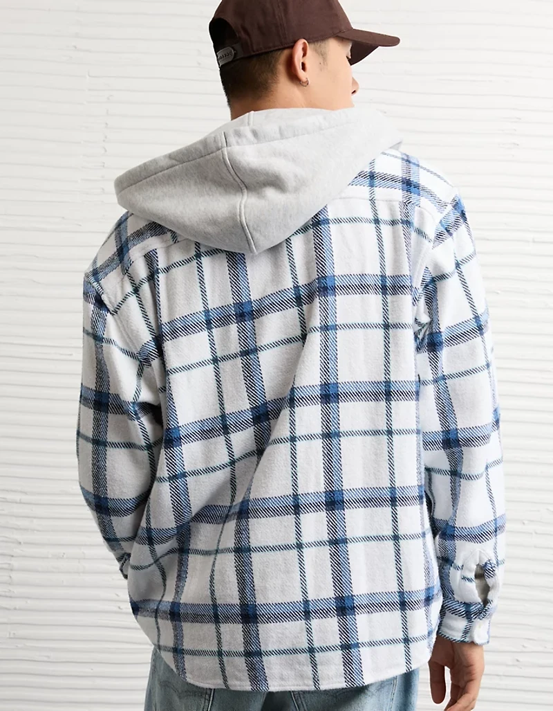 AE Hooded Flannel Shirt
