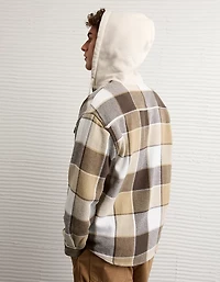 AE Hooded Flannel Shirt