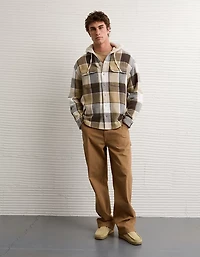 AE Hooded Flannel Shirt