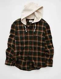 AE Hooded Flannel Shirt