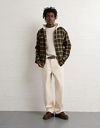 AE Hooded Flannel Shirt