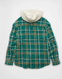 AE Hooded Flannel Shirt