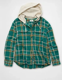 AE Hooded Flannel Shirt
