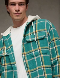 AE Hooded Flannel Shirt