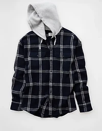 Chemise en flanelle à capuchon AE