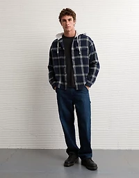 Chemise en flanelle à capuchon AE