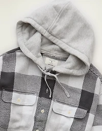AE Relaxed Fit Hooded Flannel