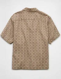 AE Poolside Printed Button-Up Shirt