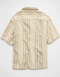 AE Poolside Striped Button-Up Shirt