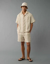 AE Poolside Striped Button-Up Shirt