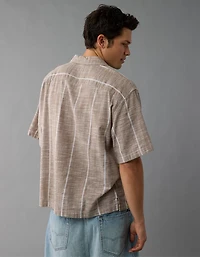 AE Poolside Striped Button-Up Shirt