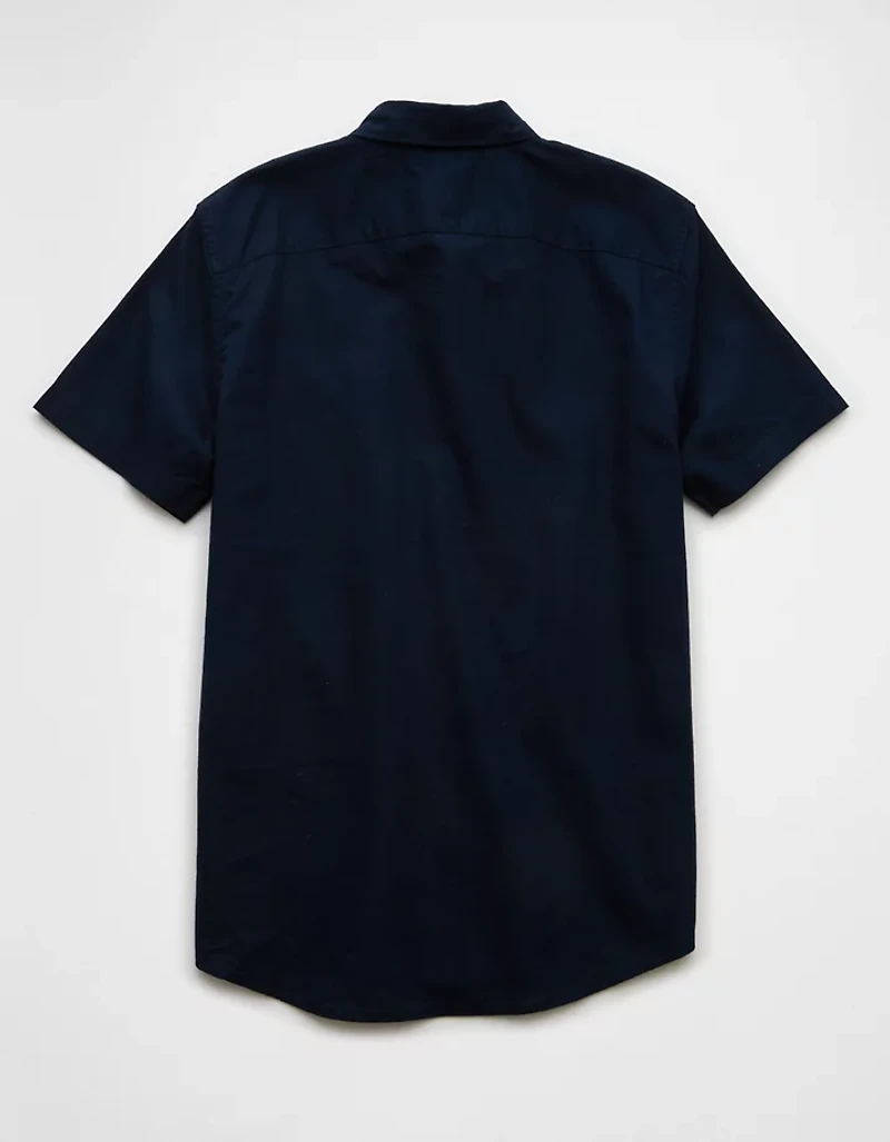 Chemise boutonnée à imprimé bord de la piscine AE