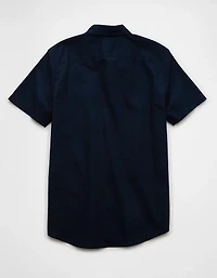 Chemise boutonnée à imprimé bord de la piscine AE