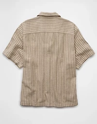 AE Poolside Striped Button-Up Shirt