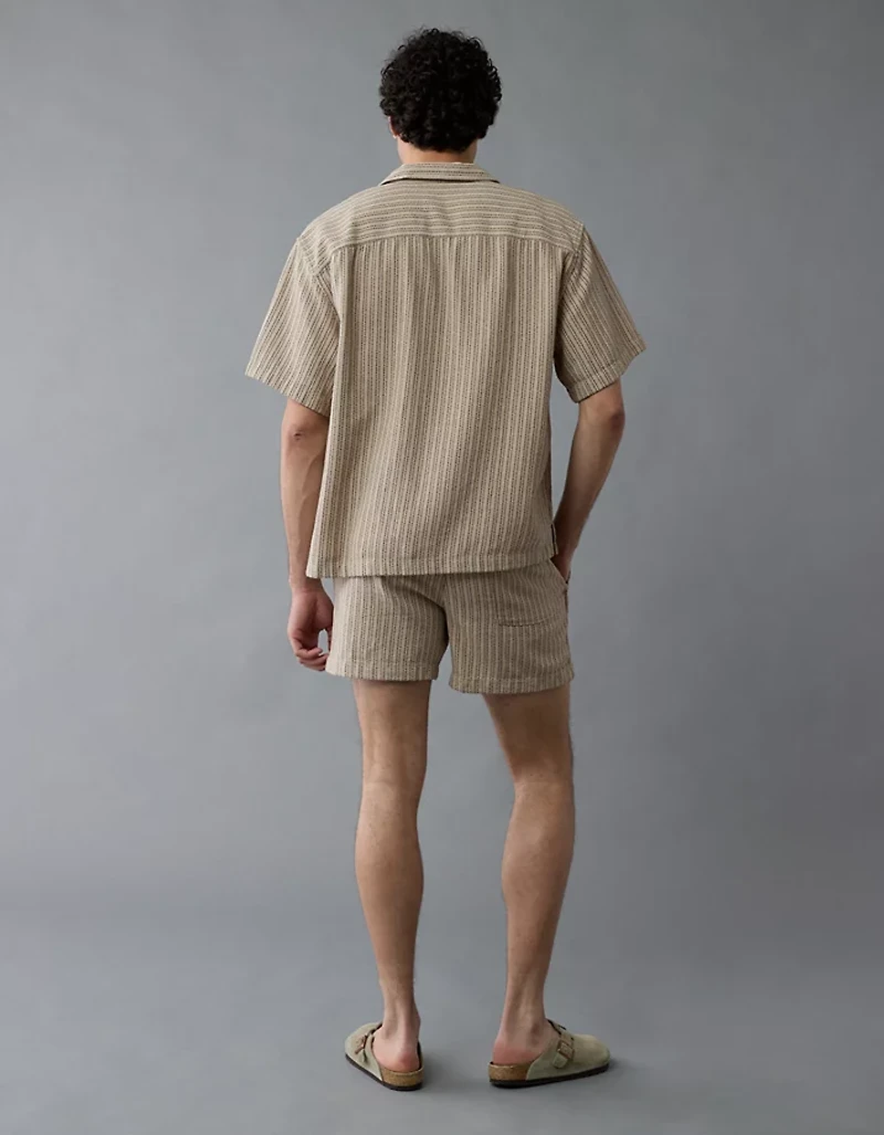 AE Poolside Striped Button-Up Shirt